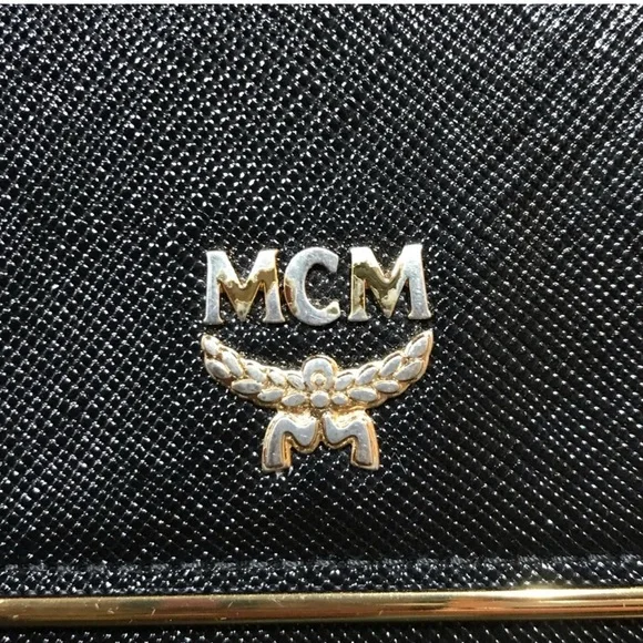 MCM Signature Leather Continental Wallet - Picture 14 of 15